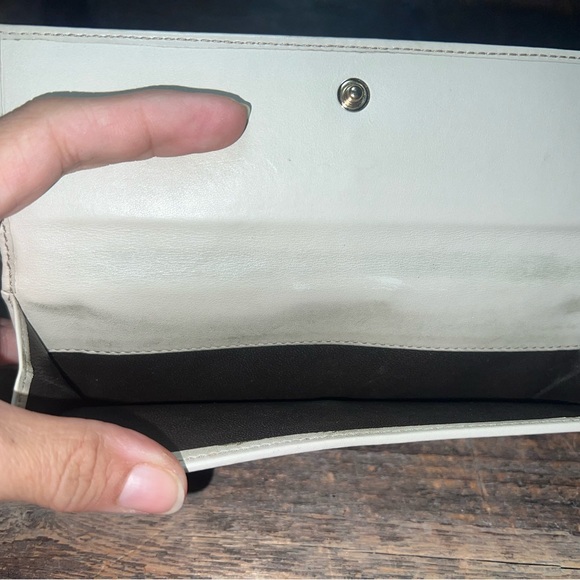 Gucci GG canvas-leather long wallet double-sided Bow - Picture 6 of 10